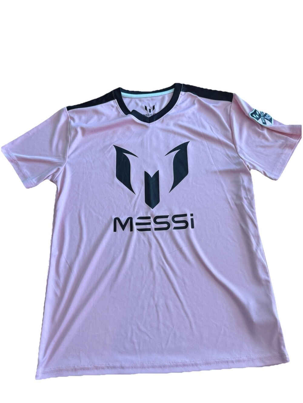 Messi Youth XXL Short Sleeved Shirt Pink